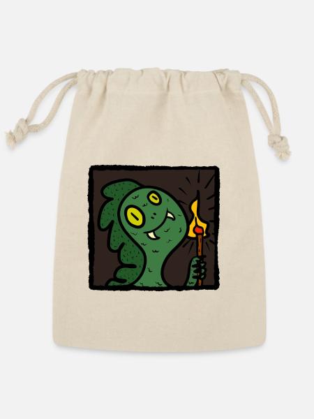 Dragon - Reusable Gift Bag - Natural