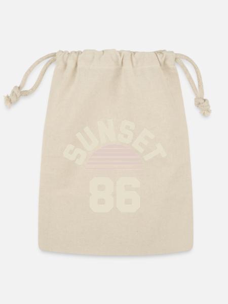 Sunset 86 Retro Arc - Reusable Gift Bag - Natural