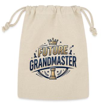 Future Grandmaster Chess Tee - Reusable Gift Bag - Natural - Front