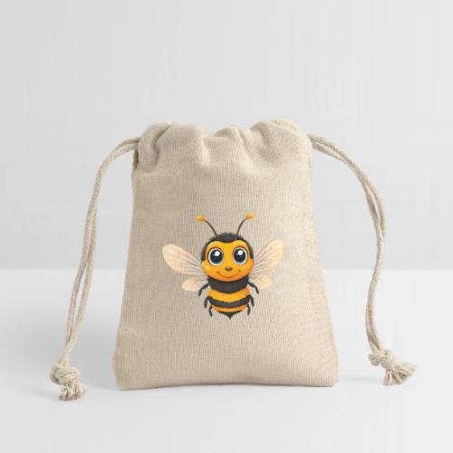 Happy Cartoon Baby Bee with Open Wings - Reusable Gift Bag