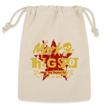 Distressed Bold Graffiti Presence - Reusable Gift Bag - Natural - Front