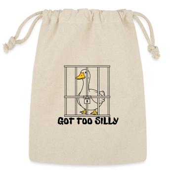 got too silly - Reusable Gift Bag - Natural - Front
