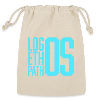 Logos Ethos Pathos Rhetoric Philosophy Persuasion  - Reusable Gift Bag - Natural - Front