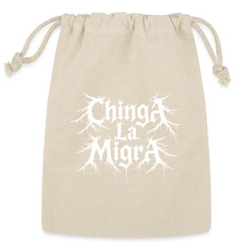 Gothic Roots Typography - Reusable Gift Bag - Natural - Front