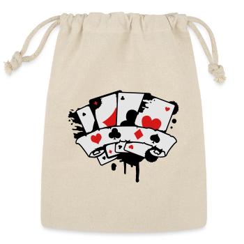 Wild Card Cascade - Reusable Gift Bag - Natural - Front