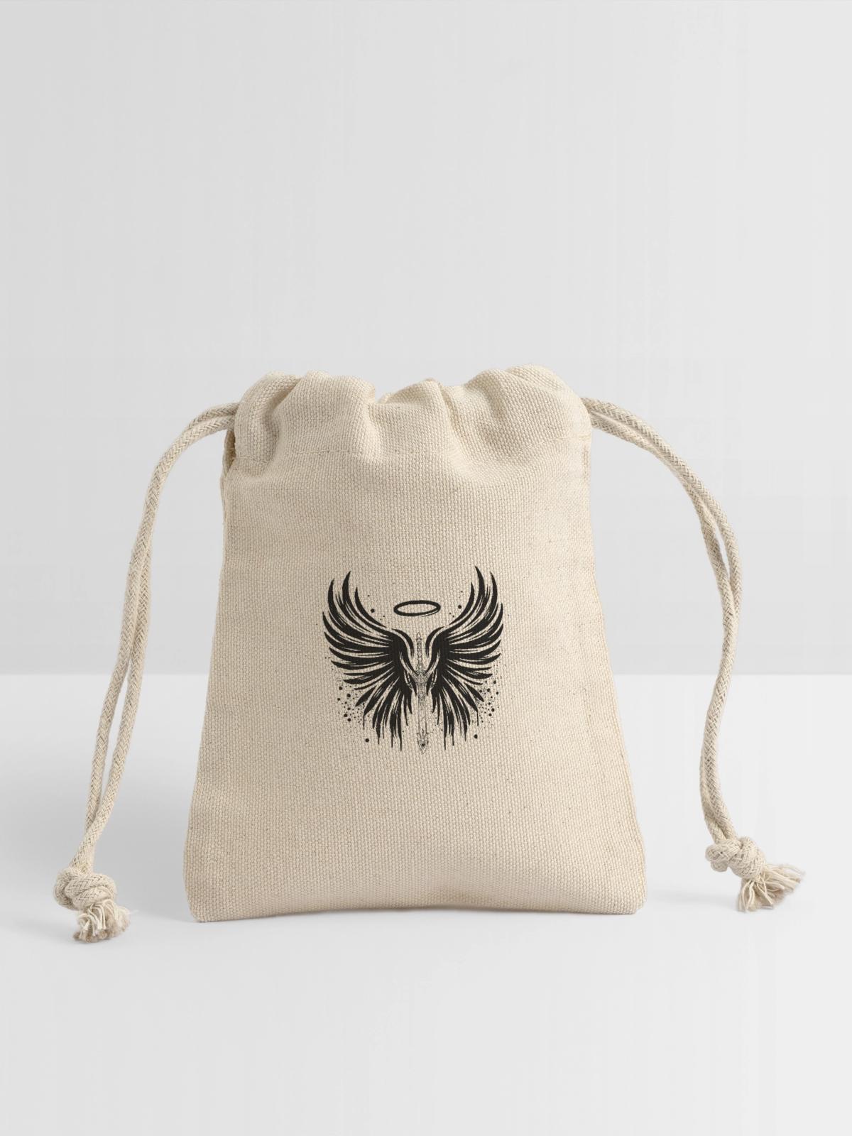 VELKRY Warrior Spirit - Reusable Gift Bag - Natural - Front