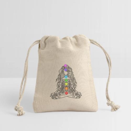 Mediation Girl & Chakras - Reusable Gift Bag