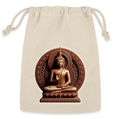 Buddha Statue in meditation and Hand Mudra - Reusable Gift Bag