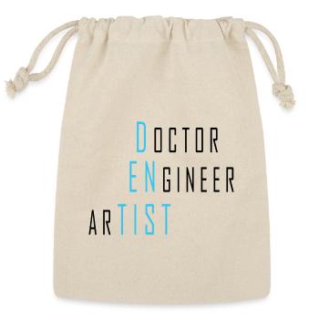 Dentist is Doctor  Engineer Artist - Reusable Gift Bag - Natural - Front