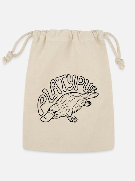 platypus - Reusable Gift Bag - Natural