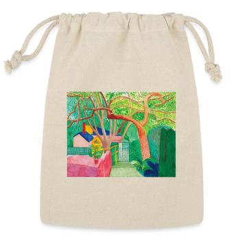 Garden Path Bold Foliage - Reusable Gift Bag - Natural - Front