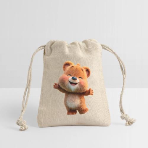 Joyful Baby Bear with Arms Up - Reusable Gift Bag