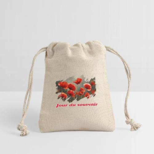 Remembrance Day with Poppies - Reusable Gift Bag