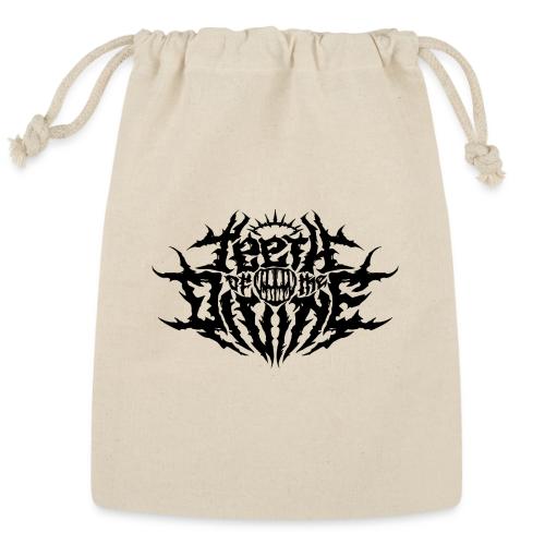 Teeth Of The Divine Logo BLACK - Reusable Gift Bag