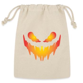 Molten Fiend Smile - Reusable Gift Bag - Natural - Front