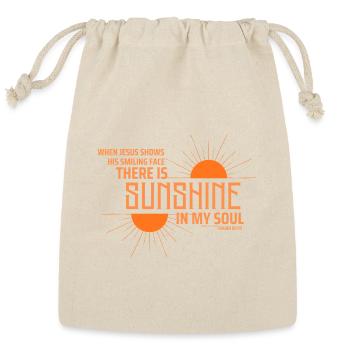 There Is Sunshine In My Soul - Reusable Gift Bag - Natural - Front
