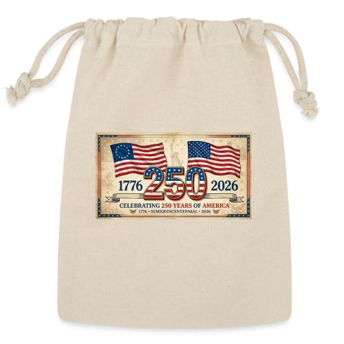 USA 250th Anniversary Flags Emblem - Reusable Gift Bag