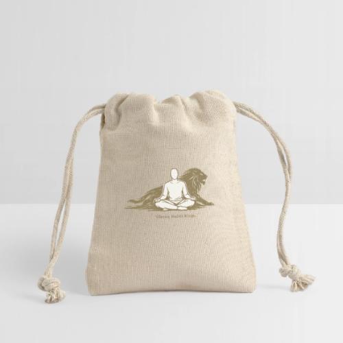 Silence Builds Kings Meditation Lion - Reusable Gift Bag