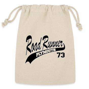 73 Road Runner-white outl - Reusable Gift Bag - Natural - Front