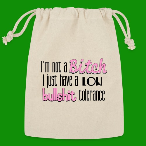 Low Bullshit Tolerance - Reusable Gift Bag