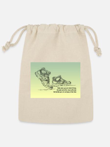 Peak Step - Reusable Gift Bag - Natural