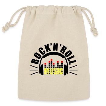 Rock'N'Roll - Reusable Gift Bag - Natural - Front