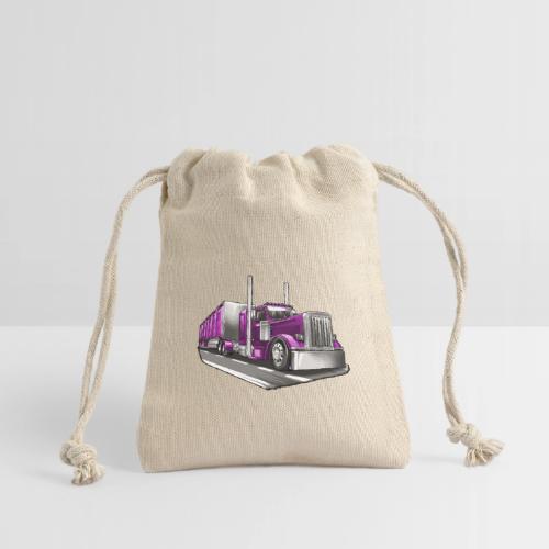 Tracktor Trailer Semi Truck Big Rig - Reusable Gift Bag