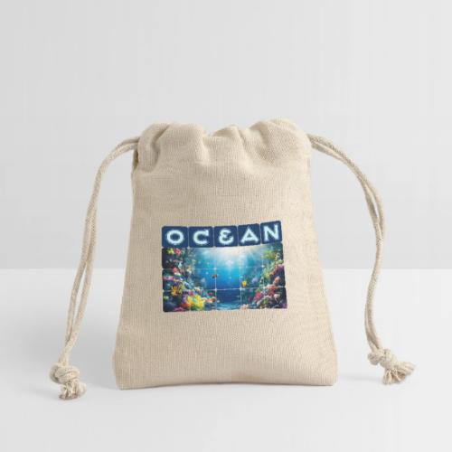 Ocean: Neon Reef Glow - Reusable Gift Bag