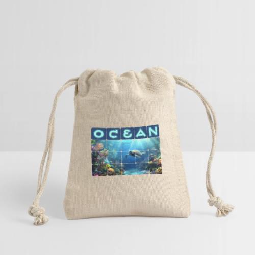 Ocean: Turtle Drift - Reusable Gift Bag