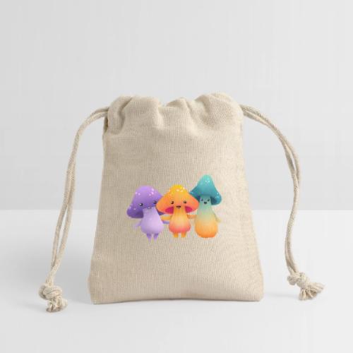 Cheerful Mushroom Friends - Reusable Gift Bag