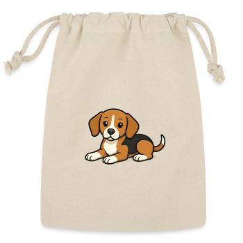 Cute beagle puppy. - Reusable Gift Bag - Natural - Front