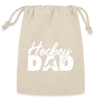 Hockey Dad Like A Normal Dad Only Cooler Art - Reusable Gift Bag - Natural - Front