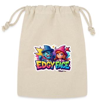 Edgy Face Hansel & Gretel - Reusable Gift Bag - Natural - Front