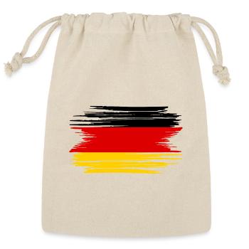 Distressed Germany Flag DE - Reusable Gift Bag - Natural - Front