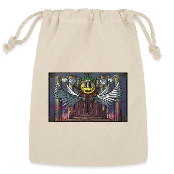 Throne of Chaos - Cartoon Royalty - Reusable Gift Bag - Natural - Front