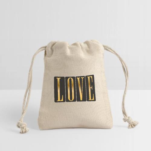 Golden Love - Reusable Gift Bag