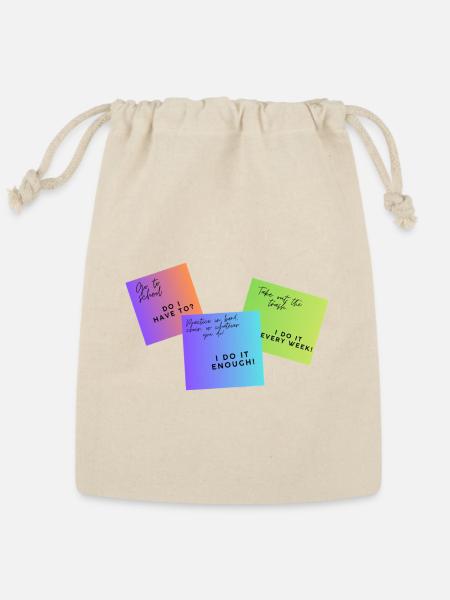 Go to school. Do I have to? - Reusable Gift Bag - Natural