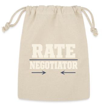 Mortgage Broker Loan Officer Mortgage Rates Rate - Reusable Gift Bag - Natural - Front