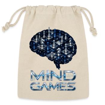 Mindboard Chess Neon Brain - Reusable Gift Bag - Natural - Front