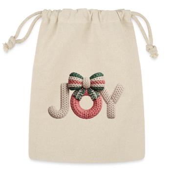 Joy Style - Reusable Gift Bag - Natural - Front