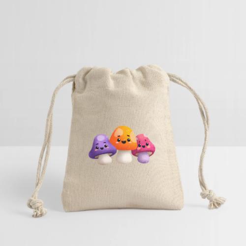 Colorful Mushroom Companions - Reusable Gift Bag
