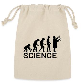 Evolution of Science - Reusable Gift Bag - Natural - Front