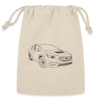 Sleek VB WRX Car Line Sketch - Reusable Gift Bag - Natural - Front