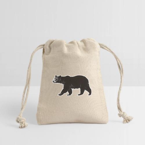 Midnight Black Bear - Reusable Gift Bag