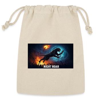 A dynamic digital illustration depicting a sleek  - Reusable Gift Bag - Natural - Front