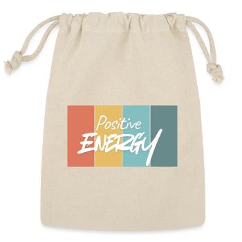 positive energy - Reusable Gift Bag - Natural - Front