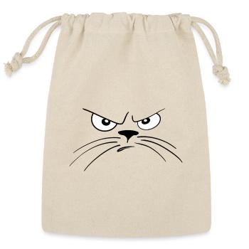 Midnight Gaze - Reusable Gift Bag - Natural - Front