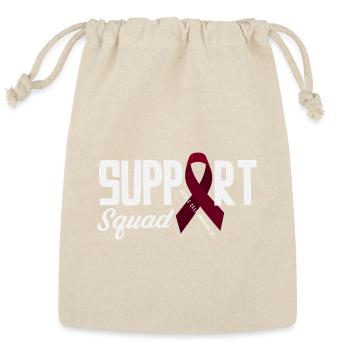 Sickle Cell Awareness Warrior Supporter Survivor - Reusable Gift Bag - Natural - Front