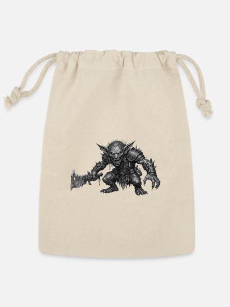 Rune-Scarred Goblin Marauder - Reusable Gift Bag - Natural