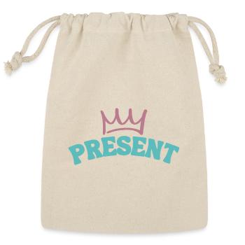 Present – Self Awareness & Inner Grounding - Reusable Gift Bag - Natural - Front